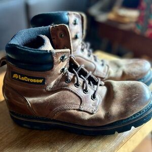 LaCrosse Men's Tan Leather Outdoor Boots